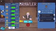 The Brawler Class pairs well with the Obsidiron Hammer (Image via Roblox)